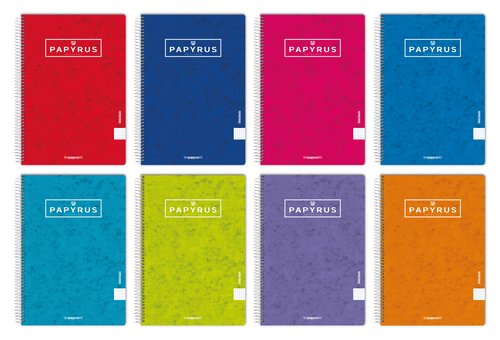 PAPYRUS - BLOC tapa EXTRA Fº 80h PAUTA 3.5 90g COL.SUR. (Ref.88441097)