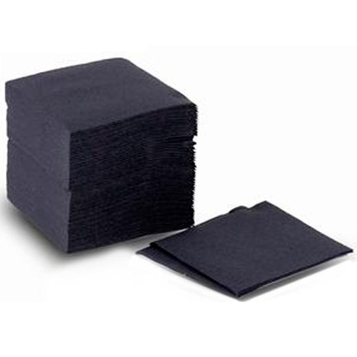 PAQUETE 100 SERVILLETAS 2 CAPAS 20X20 PASTA NEGRO (Ref.20014)