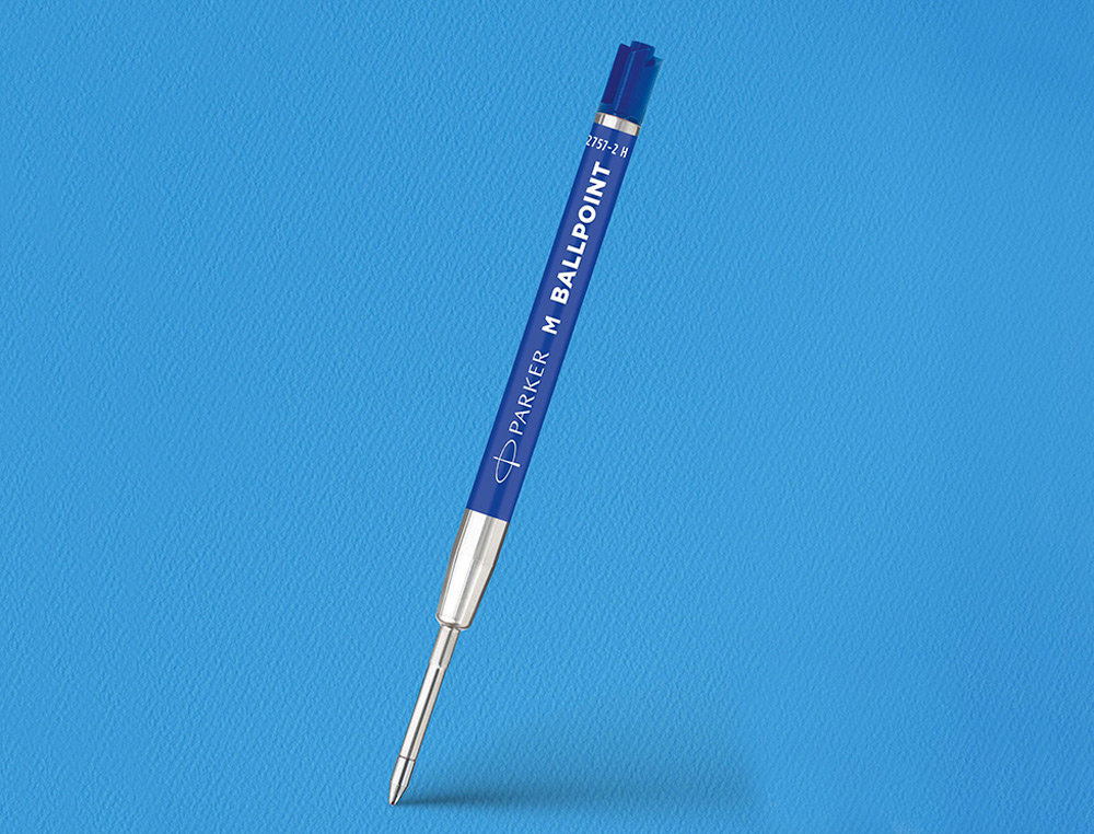 PARKER - RECAMBIO BOLIGRAFO ORIGINALS ECONOMICO AZUL PUNTA MEDIA (Ref.2166550)