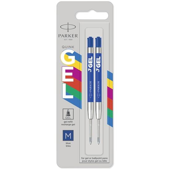 PARKER - RECAMBIO JOTTER PUNTA MEDIA GEL AZUL BLISTER -2U- (Ref.2136210)