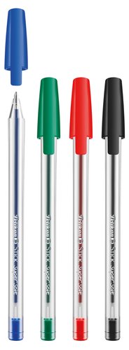 PELIKAN - BOLIGRAFO STICK K86S SUPER SOFT SURTIDO CAJA de 50
20x negro
15x azul
10x rojo
5x verde (Ref.601504)