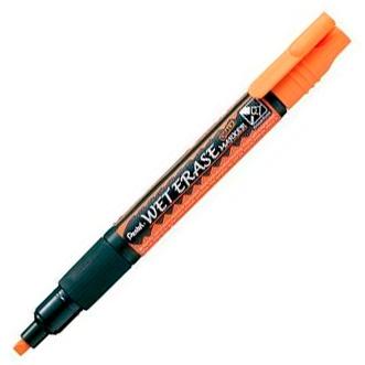 PENTEL - WET ERASE MARCADOR TIZA LÍQUIDA NARANJA CAJA -12U- (Ref.SMW26-FO)