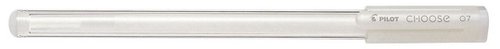 PILOT - BOLÍGRAFO CHOOSE BLANCO -12U- (Ref.BL-CH-7-BG-W)