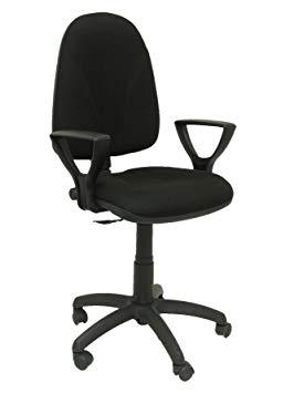 PIQUERAS Y CRESPO - SILLA CONTACTO PERMANENTE CON BRAZOS MOD. ALGARRA BALI NEGRA (Ref.1006CPBALI840BGOLF)