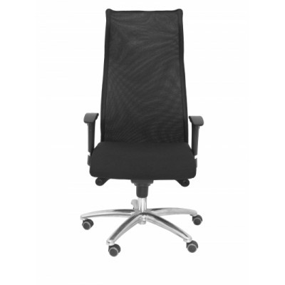PIQUERAS Y CRESPO - SILLÓN DE DIRECCIÓN ERGONÓMICO MOD. SAHUCO CON MECANISMO SINCRO REGULABLE RESPALDO DE MALLA BRAZOS REGULABLES BALI NEGRO (Ref.13SBALI840)