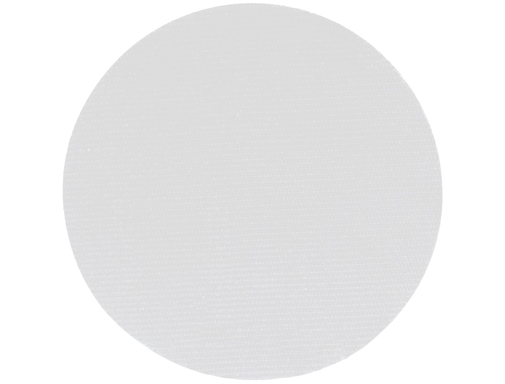 PLICO - DISCO DE CIERRE VELCRO AUTOADHESIVO 20 MM DIAMETRO COLOR BLANCO CAJA DE 200 UNIDADES (Ref.13338)