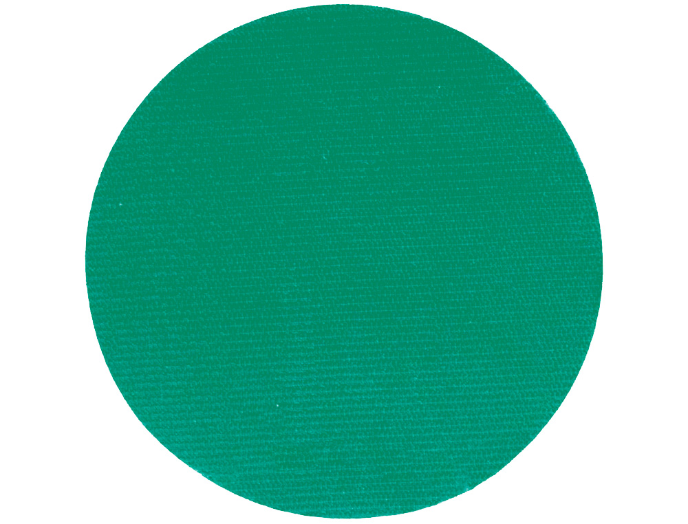 PLICO - DISCO DE CIERRE VELCRO AUTOADHESIVO 20 MM DIAMETRO COLOR VERDE CAJA DE 200 UNIDADES (Ref.13341)