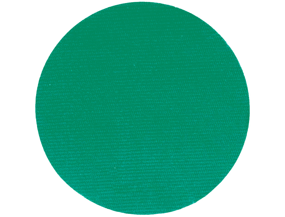 PLICO - DISCO DE CIERRE VELCRO AUTOADHESIVO 20 MM DIAMETRO COLOR VERDE CAJA DE 400 UNIDADES (Ref.13337)