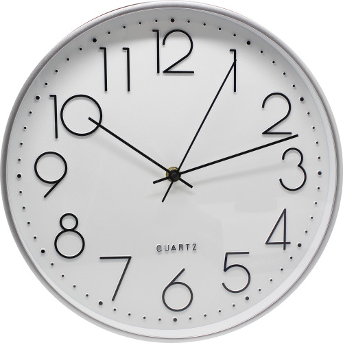 POESSA - RELOJ DE OFICINA COLOR NEGRO 30 CM. (Ref.326540)