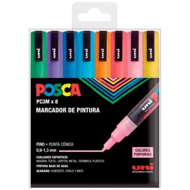 POSCA - ESTUCHE 8 UDS. PC-3M SP UNIBALL (Ref.182634671)