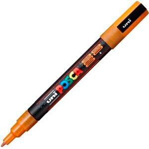 POSCA - MARCADOR T.OPACA NO PERM. UNI 0,9 (PC-3ML) PURPURINA NARANJA (Ref.265421000/197954000)