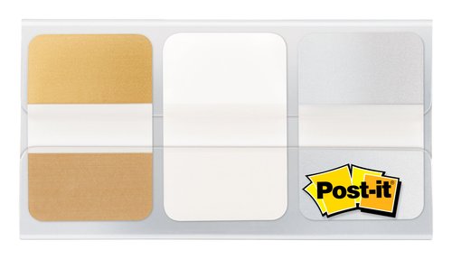 POST-IT - BANDERITAS ADHESIVAS 686 RIGIDO COLORES METALICOS (Ref.686-Metal)