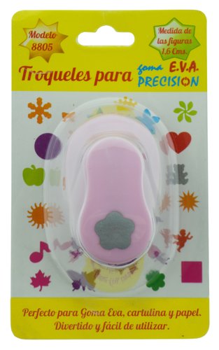 PRECISION - TALADRO GOMA EVA 1,6 cm. FLOR (5 pétalos) (Ref.1478001019)