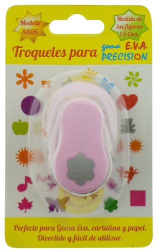 PRECISION - TALADRO GOMA EVA 1,6 cm. FLOR (6 pétalos) (Ref.1478001027)