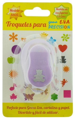 PRECISION - TALADRO GOMA EVA 1,6 cm. OSITO (Ref.1478001009)