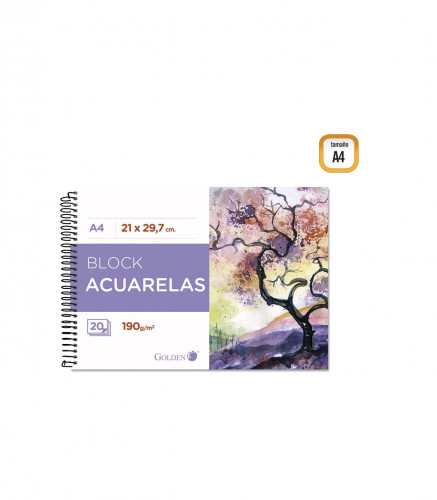 PRYSE - CUADERNO DIBUJO A3 ACUARELAS 24 HJS. 190GMS. HSWC WONDER ART BY (Ref.6230032)