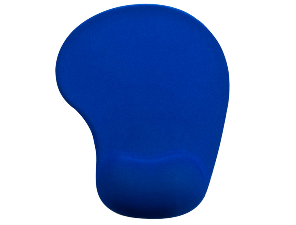 Q-CONNECT - ALFOMBRILLA PARA RATON REPOSAMUÑECAS DE GEL COLOR AZUL 190X230X20 MM (Ref.KF17224)