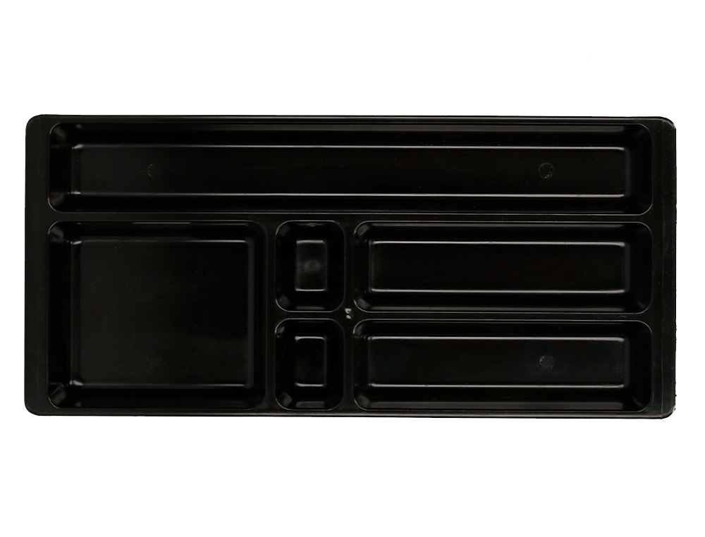 Q-CONNECT - BANDEJA ORGANIZADORA DE CAJONES COLOR NEGRO 344X160X33 MM (Ref.KF16942)
