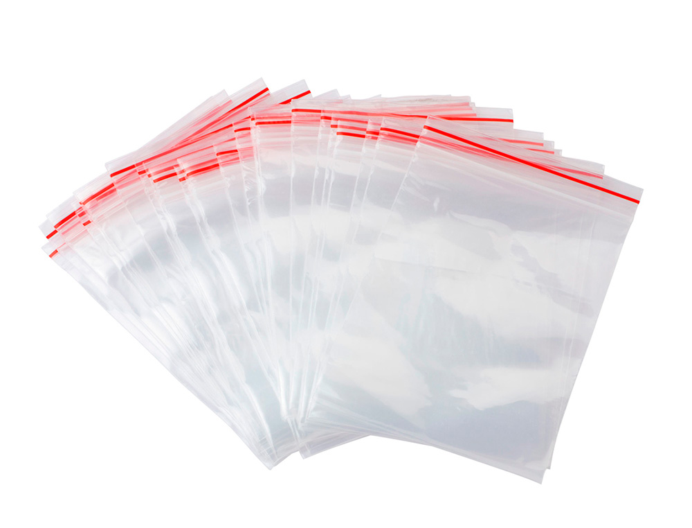 Q-CONNECT - BOLSA PLASTICO AUTOCIERRE 80X120 MM PAQUETE DE 100 UNIDADES (Ref.KF11351)