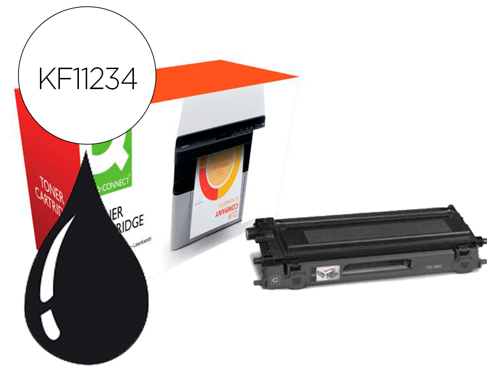 Q-CONNECT - TONER COMPATIBLE BROTHER TN423K HL-L8260 / 8360 NEGRO 6500 PAGINAS (Ref.KF11234)