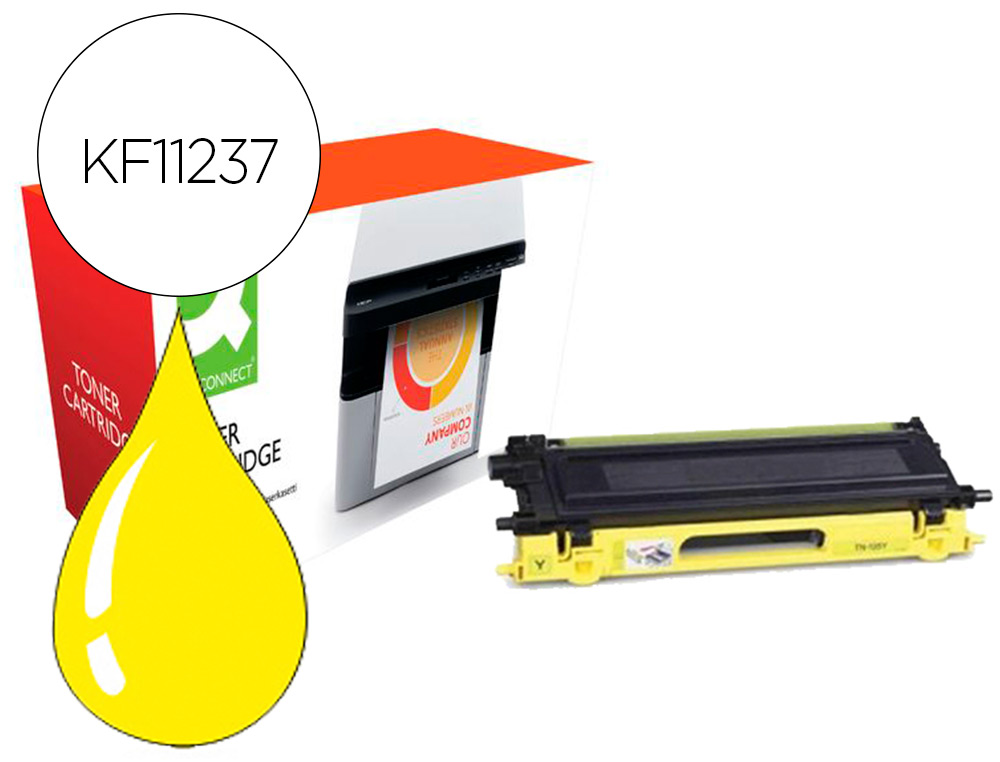 Q-CONNECT - TONER COMPATIBLE BROTHER TN423Y HL-L8260 / 8360 AMARILLO 4000 PAGINAS (Ref.KF11237)