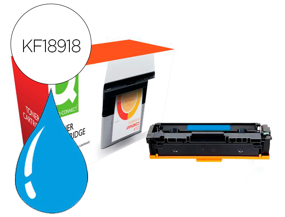 Q-CONNECT - TONER COMPATIBLE CANON LBP611C I-SENSYS LBP610 CIAN ALTO RENDIMIENTO 2200 PAGINAS (Ref.KF18918)