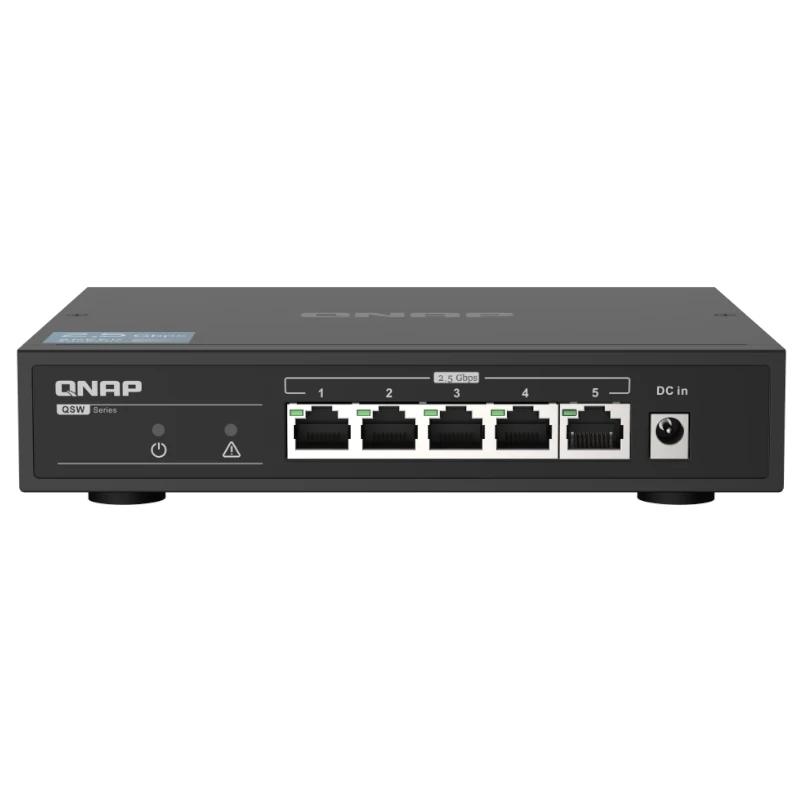 QNAP - switch No administrado Gigabit Ethernet (10/100/1000) Negro (Ref.QSW-1105-5T)