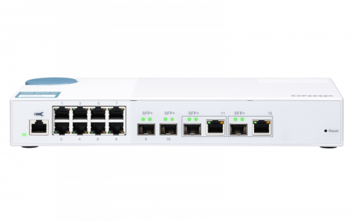 QNAP - switch Gestionado L2 10G Ethernet (100/1000/10000) Blanco (Ref.QSW-M408-2C)