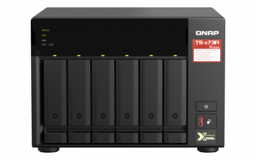 QNAP - servidor de almacenamiento NAS Torre Ethernet Negro V1500B (Ref.TS-673A-8G)