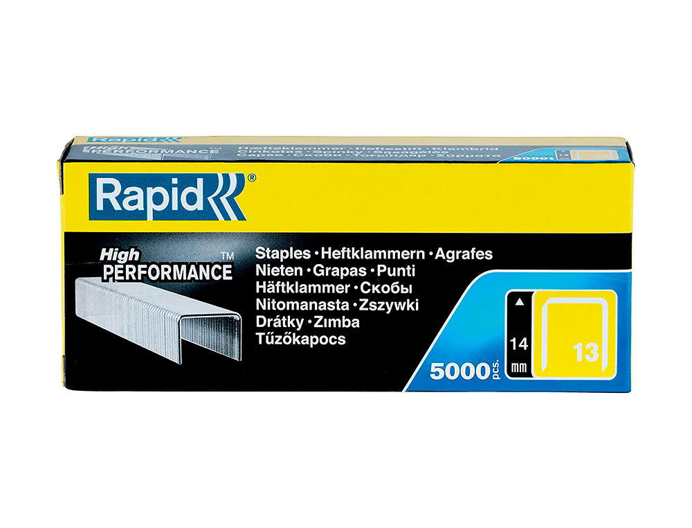 RAPID - GRAPAS 13/14 MM GALVANIZADA CAJA DE 5000 UNIDADES (Ref.11850500)