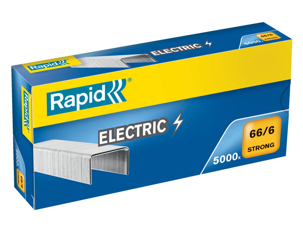 RAPID - GRAPAS STRONG 66/6 ELECTRIC GALVANIZADAS -CAJA DE 5000- (Ref.24867800)