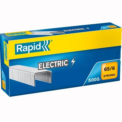 RAPID - GRAPAS STRONG ELECTRIC 65/6 GALVANIZADAS CAJA DE 5000 (Ref.24869000)