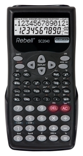 REBELL - CALCULADORA CIENTIFICA 12 DIGITOS SC2040 (2 lineas) (Ref.RE-SC2040)