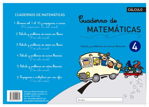 REBOST - CUADERNO (CAS.) MATEMATICAS Nº 4 (Ref.MAT.Nº4)