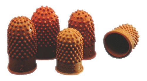 REXEL - DEDILES de GOMA TALLA 0 CAJA de 10 (Ref.23520304 (Nº 0))