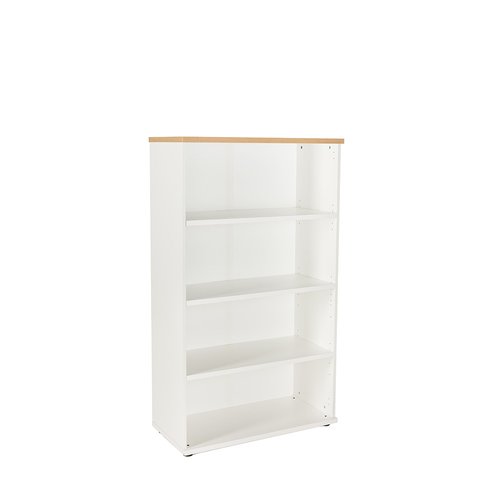 ROCADA - ARMARIO ABIERTO 156x90x45 ESTRUCTURA BLANCO Y TAPA ROBLE (Ref.1055AW08)