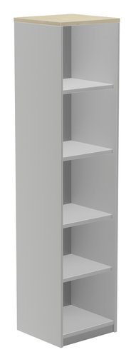 ROCADA - ARMARIO COLUMNA 195x45x45 ESTRUCTURA ALUMINIO Y TAPA ROBLE (Ref.1105AB08)