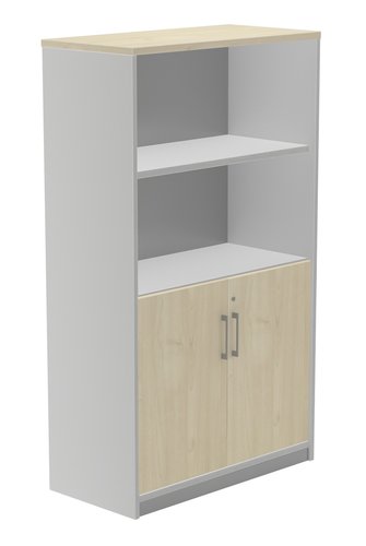 ROCADA - ARMARIO CON PUERTAS BAJAS 156x90x45 ESTRUCTURA ALUMINIO Y TAPA ROBLE (Ref.1057AB08)