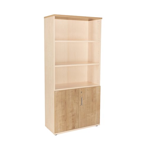 ROCADA - ARMARIO CON PUERTAS BAJAS 195x90x45 ESTRUCTURA HAYA Y TAPA ROBLE (Ref.1103AA08)