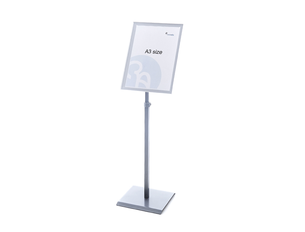 ROCADA - ATRIL DE MARCO EXPOSITOR ABATIBLE BLANCO A3 (Ref.BS0706S)