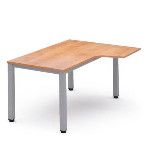 ROCADA - MESA DE OFICINA SERIE EXECUTIVE FORMA L DERECHA 160X120 GRIS / ROBLE (Ref.2051AD08)