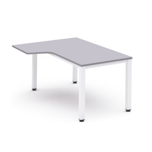 ROCADA - MESA DE OFICINA SERIE EXECUTIVE FORMA L IZQUIERDA 160X120 BLANCO/GRIS (Ref.2053AM02)