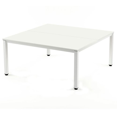 ROCADA - MESA EXECUTIVE 160x163 ESTRUCTURA BLANCO TABLERO MELAMINA BLANCO (Ref.2201AM04)