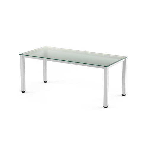 ROCADA - MESA EXECUTIVE 180x80 ESTRUCTURA BLANCO TABLERO CRISTAL (Ref.2003AM05)