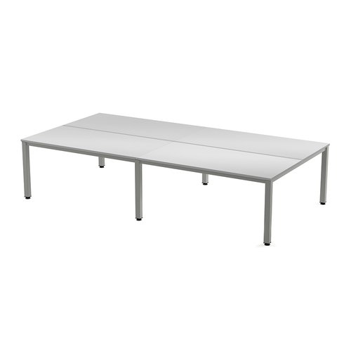 ROCADA - MESA EXECUTIVE 360x163 ESTRUCTURA ALUMINIO TABLERO MELAMINA GRIS (Ref.2204AD02)