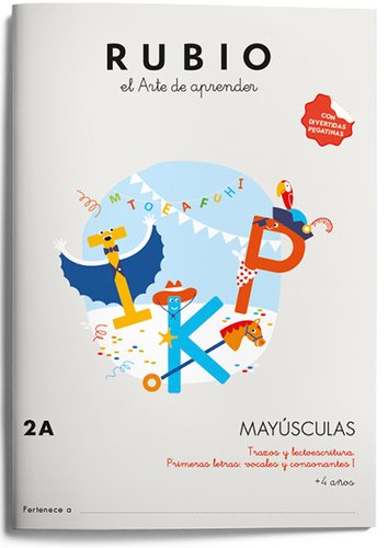 RUBIO - CUADERNO MAYUSCULAS 2A (Ref.MY2A)