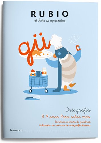 RUBIO - CUADERNO ORTOGRAFIA 4 PARA SABER MAS 8-9 AÑOS (Ref.ORT4)