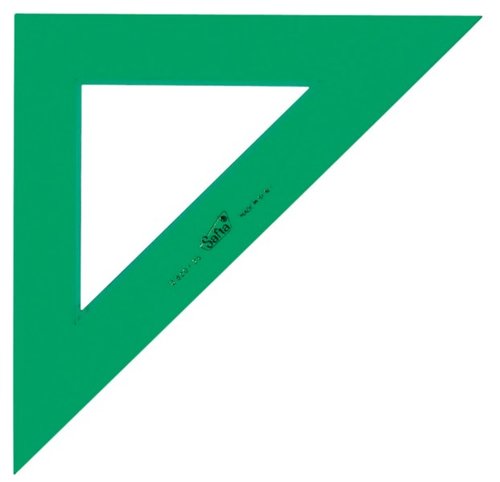 SAFTA - ESCUADRA 25 CENTIMETROS VERDE (Ref.8201025)