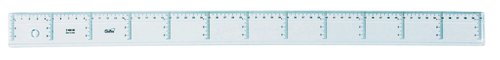 SAFTA - REGLA CRISTAL 60 CENTIMETROS (Ref.400960)