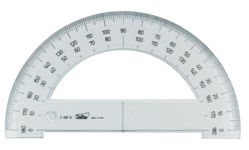 SAFTA - SEMICIRCULO CRISTAL 15 CENTIMETROS (Ref.430915)